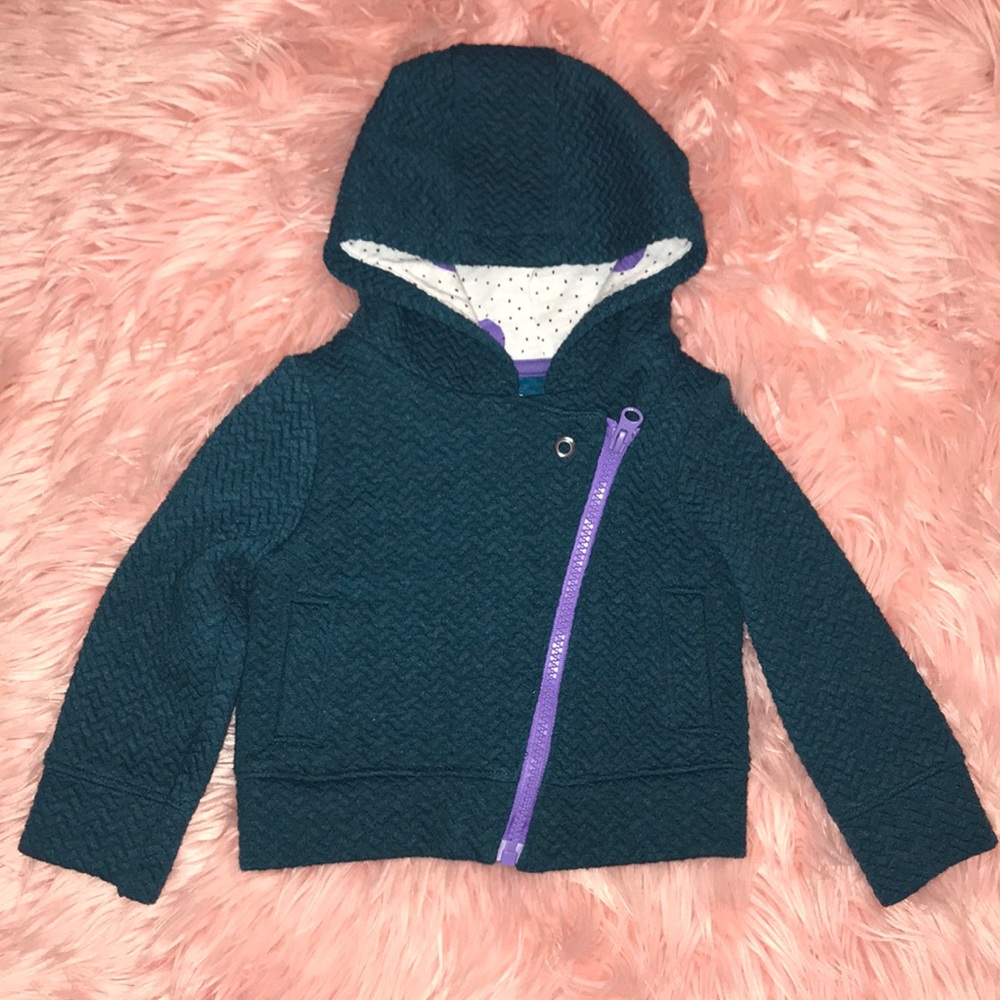 Cat & Jack Dark Teal & Purple Jacket
